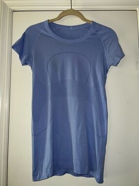 lululemon athletica Light Blue Short Sleeve Swiftly Active Tee